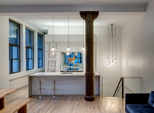 Loft Kitchen, Noho Duplex, New York City