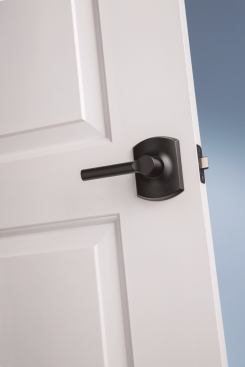 The sleek, contemporary aesthetic of the company's Broadway and the Latitude levers are accentuated with matte black’s deep, dark tone.