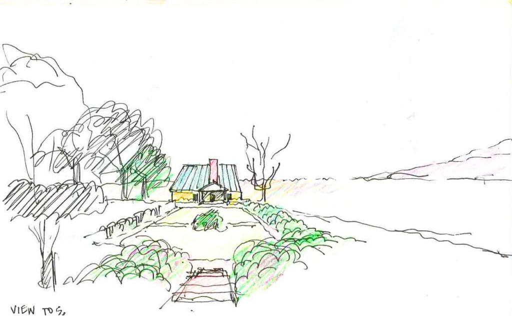 James Monroe's modest home at Ash Lawn benefits form cooling breezes and shade, demonstrating that the best sustainable features are free.