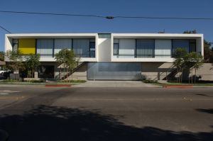 Breathing new life into San Diego's Golden Hill neighborhood, K Lofts introduced nine contemporary rental units to a brownfield site formerly occupied by an abandoned Circle K convenience store and a gas station.