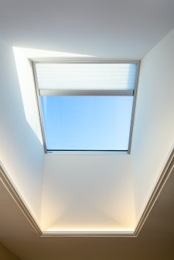 Skylight with LED lighting and Skylight Blinds