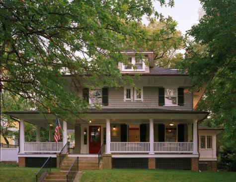 "The project was part restoration and part invention," says architect Greg Wiedemann. A sagging, neglected relic when his clients bought it, he nearly doubled its living space, to 4405 square feet, by capturing the attic and crawl-space lower level. The project "demonstrates that one can substantially increase the useful area of a historic home without major changes to its character," he says.