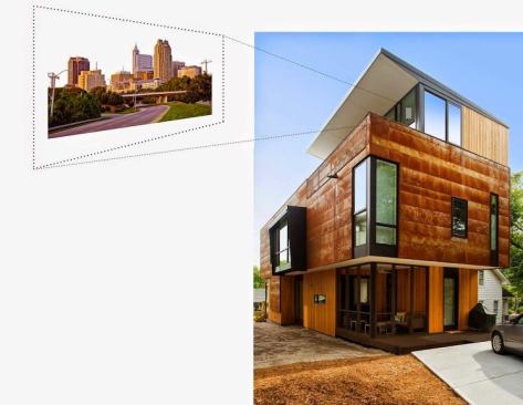 2nd Place People's Choice Winner

The 2014 Dasgupta/Saucier Residence, Raleigh NC, designed and built by Robby Johnston and Craig Kerins of Raleigh Architecture and Construction of Raleigh.  Structural engineering by Kaydos-Daniels Engineers.