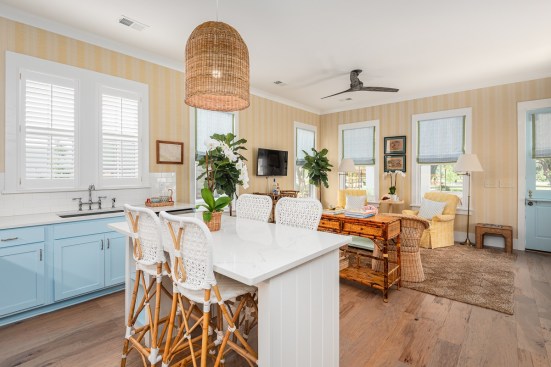 From the low country hardwood flooring to the Dutch door details, the cottages exude a sense of traditional Southern comfort.