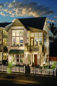 On the outside, this compact house looks like a modest, two-story residence. Builder/Developer: SummerHill Homes Architect: Dahlin Group