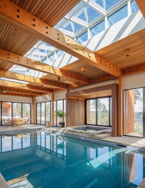 Pool House Pool & Skylight 