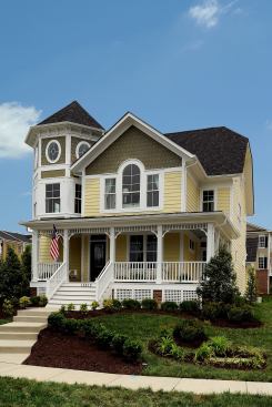 Grand, Single Family Detached Home - 2,000 to 3,000 square feet. Builder: Winchester Homes. Architect: Bassenian Lagoni. Following the tradition of the late 19th century Painted Lady, this Silver Spring, Md., house breaks the norm of the cookie-cutter production home.