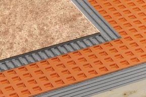 Ceramic and stone tiles over lightweight substrates tend to move and may crack over time, but Ditra polyethylene uncoupling membrane solves the problem. The product allows for in-plane movement, acts as a waterproof and vapor barrier, and evenly distributes load. www.schluter.com.