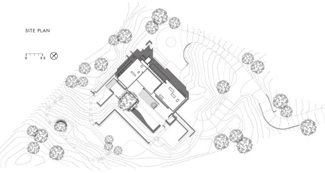 The home's site plan.