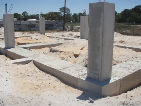 The foundation is cast on site, but everything else is done in the factory.