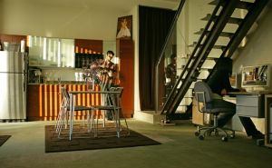 ...and cabinetry, hardware, and plumbing fittings from Ikea.