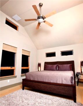 Almost every space features high ceilings, making the homes feel larger.