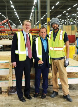 Hamill and his team at the academy work to give students hands-on experience in construction