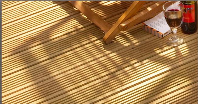 Accsys Technologies  The manufacturer uses a process known as acetylation, which alters wood’s reaction with water by permanently replacing free hydroxyls within the wood with naturally occurring stable acetyl groups. This may not mean anything to you, but it results in lumber that is highly durable, dimensionally stable, and low maintenance. 
www.accoya.com.