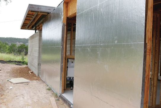 Its aluminum outer layer helps peel-and-stick Aluma Flash withstand UV rays almost indefinitely.