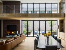 With Art House and Courtyard House sited directly next to one another, the design team had to creatively think about window and door placements.