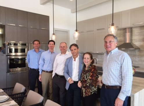 Ashton Woods executive team, on site at Naples Reserve Egret Landing