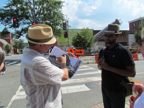 Architect Bill Bonstra explains the design concept for Aston, a 31-unit condo building with prices starting in the 300s, low for this neighborhood. Penthouse units, though, will command more than $1 million. A decorative canopy will project over the sidewalk.
