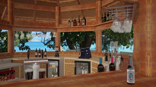 partial interior view of bar