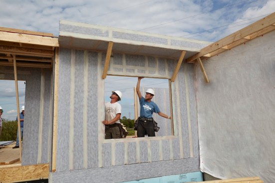 Tim O'Brien Homes in Wisconsin recently began using the new wall assembly product.