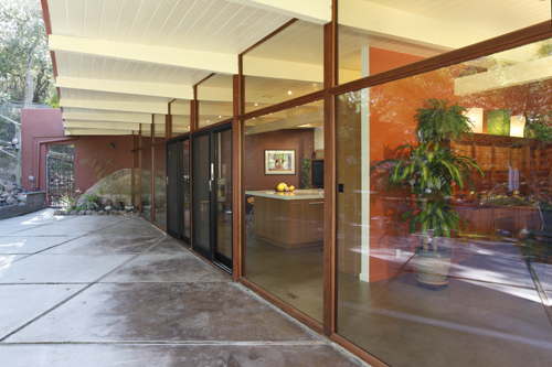 Residence, Hillsborough, CA, Kitchen, Family room,patio, exterior view,