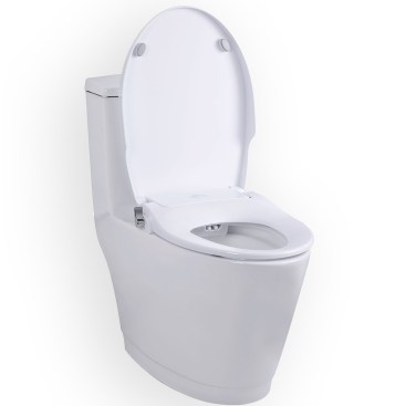 With an ultra slim design, BidetKing’s new Alpha ONE non-electric bidet fits almost any elongated toilet. At just 2.5 inches tall in the rear, the Alpha ONE is the most discrete bidet seats available. Priced at $99, it can be installed in 10 minutes, requires no electricity, and features a simple one-lever control system.