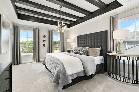 A modernized black, like this used in Beechwood Homes, is the most daring and fearless color trend of 2018.