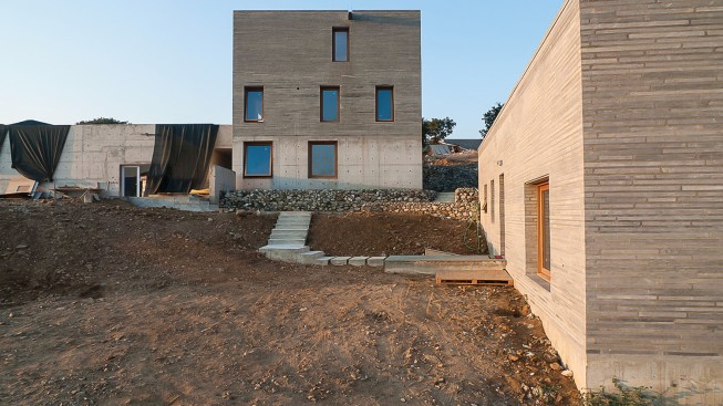 Power Producer The firm’s On the Aegean, Off-the-Grid house is under construction in Yalikavak, Turkey. The house is composed of four structures, and is designed to produce all of its own energy from a combination of photovoltaics, solar thermal collectors, a geothermal well, and a wind turbine.
