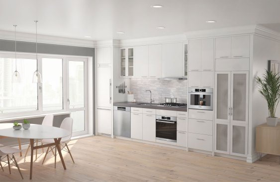 The Bosch Home Connect Dishwater and Built-In Coffee Machine.