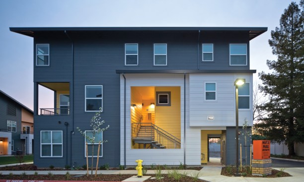 Maple Park: This project includes a beautiful aperture window on the staircase. The design is working hard to make the architecture a bit more playful and lively.
