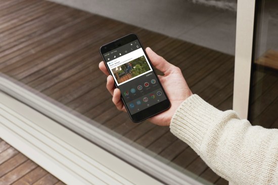 Homeowners can monitor the security system from their smartphone to control components of the alarm system or receive notifications.