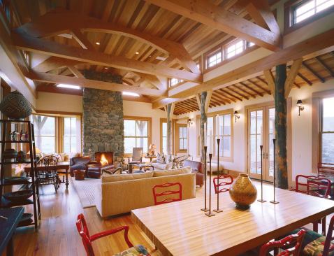 The home accommodates just the owners or their entire family equally comfortably.