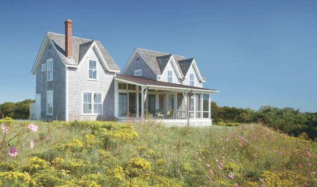 The porch forms the spine of the house, opening into a lightfilled living room and continuing through to the other side.