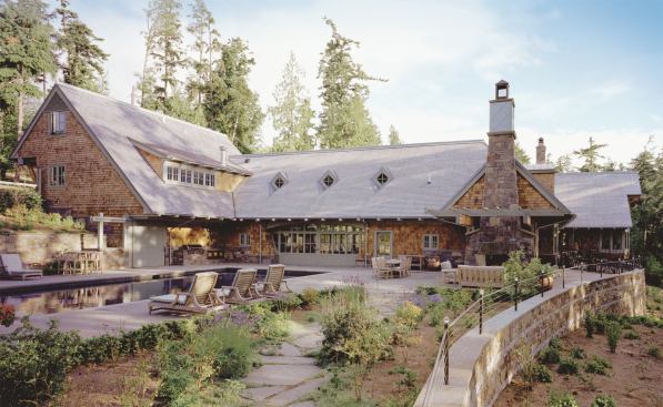 Diamond-shaped dormers help define the project's quirky personality.