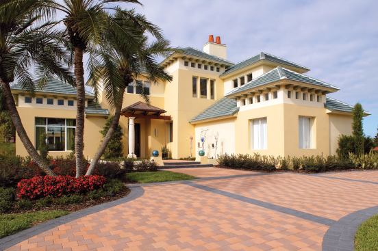 A mild-mannered exterior keeps a secret of the fresh, funky courtyard waiting on the other side of the front door.