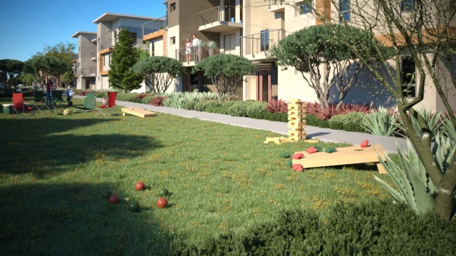 Shared green space