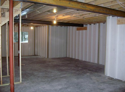 The interior is complete.