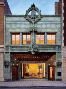 The last commission of the great Chicago architect Louis Sullivan, the Krause Music Store presented the challenge of restoring its ornate terra-cotta storefront while executing a minimalist interior renovation.
