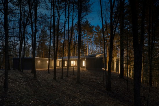 The final approach to the house gives just a subtle peek at the brilliant lantern, allowing for a gradual reveal.  