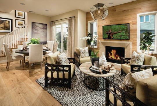 Plenty of outside views are incorporated in the great room plan.