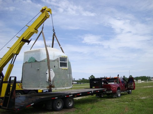 Portable 8 ton shed tornado proof
