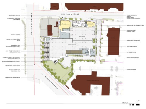 The site plan.