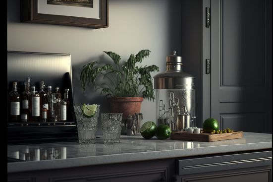 Bespoke areas in the kitchen fit the needs of the homeowner whether that's a custom coffee bar, a unique butler's pantry, or designated bar.