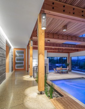 Pool House Evening 