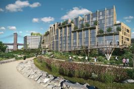 Toll Brothers City Living and Starwood Capital Group partnered on this hotel and residential complex, designed by Rogers Marvel Architects, that overlooks the East River and Manhattan skyline. 