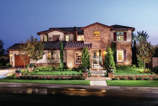 The La Spezia model in the Positano Collection at Toll Brothers' Amalfi Hills in California. 