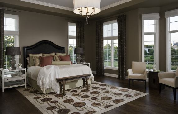 All bedding is made from organic cotton, hemp, and silk. Furniture features low-VOC or water-based paints or finishes with no added urea formaldehyde.
