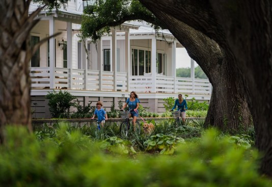 In addition to the community’s agricultural features, owners have access to miles of nature trails connecting the pocket neighborhoods.