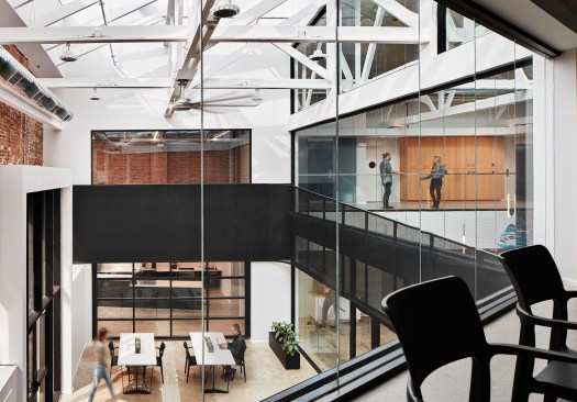 View from Mezzanine Level Conference room