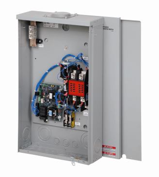 Eaton. Used in conjunction with a standby generator, the Green Automatic Transfer Switch (ATS) helps ensure reliable, seamless power when outages occur. The Green ATS lets the homeowner preset the two highest loads in the home, such as HVAC units, and gives those loads priority during an outage. As secondary loads, such as water heaters, sump pumps, or small appliances, are turned on and off, the active load management system ensures that the generator isn’t overloaded. 800.386.1911. www.eaton.com. –L.H.